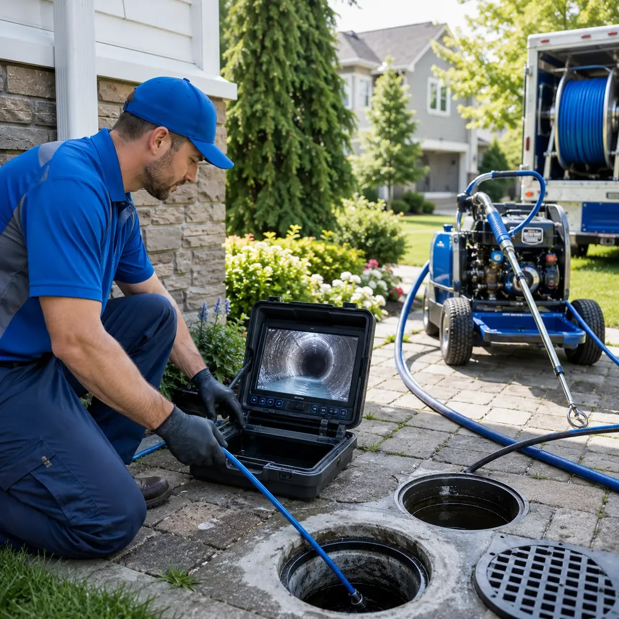Outdoor drain cleaning professionals serving Mountain Lakes, NJ