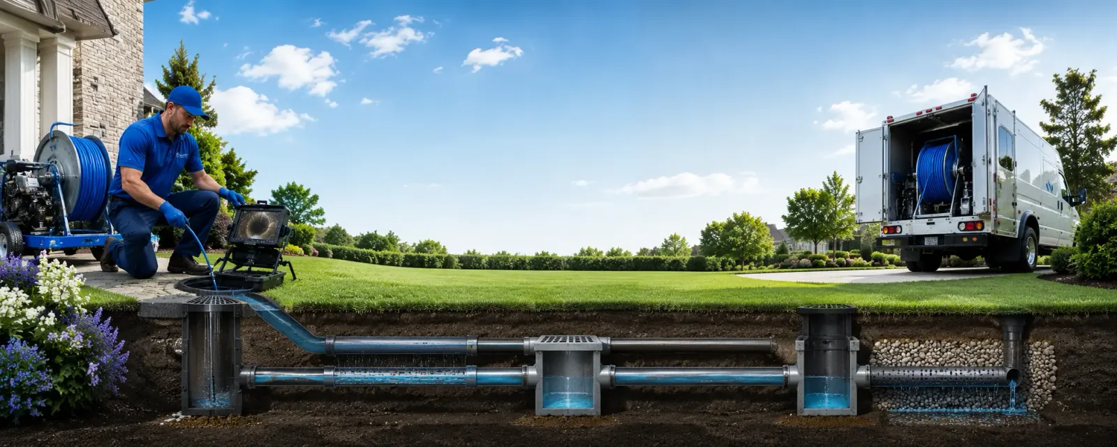 Outdoor drain cleaning information for Mountain Lakes, NJ